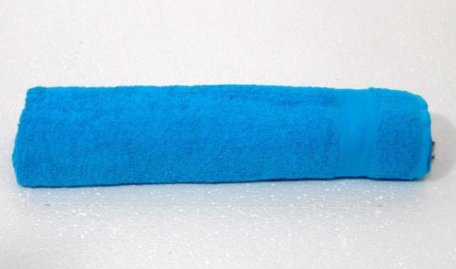 Полотенце махровое Berra голубой 70х140, плотность 420