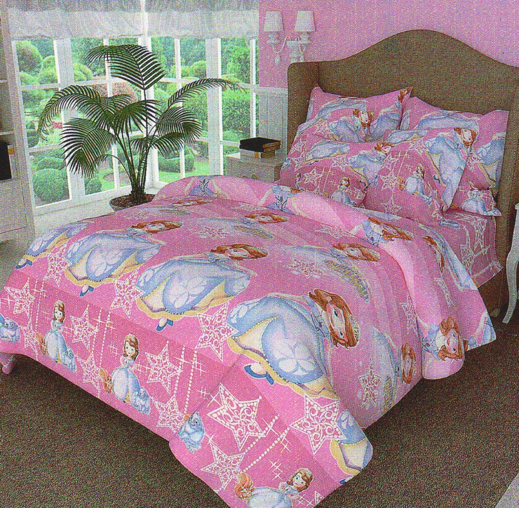 Детский комплект постельного белья в кроватку №дсм37