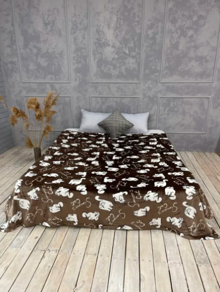 Покрывало флисовое 21 размер 200х220