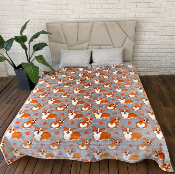 Покрывало флисовое 26 размер 200х220