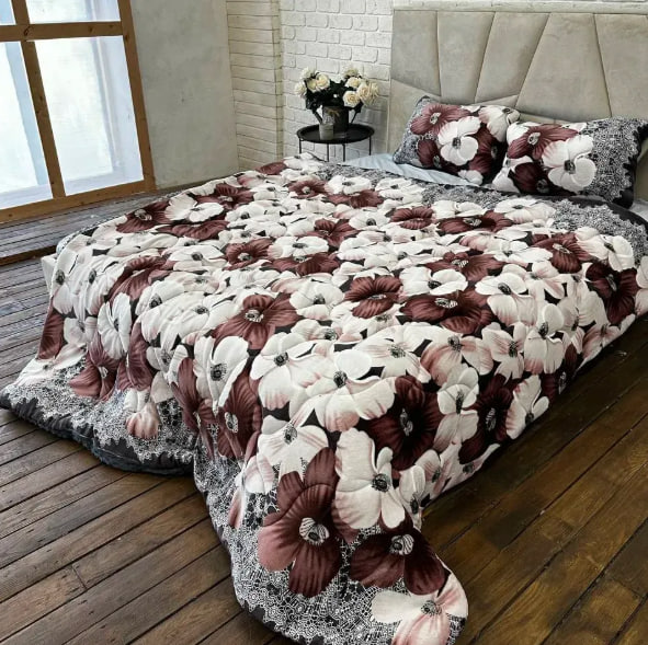 Одеяло флисовое-меховое №19