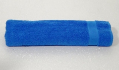 Полотенце махровое Berra синий 100х150, плотность 420