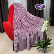 Покрывало шарпей, Полуторный 150*200 Лиловый полоса 4см