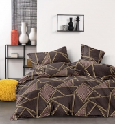 Постельное белье Ранфорс 37, евро 200х220 см, на кнопках