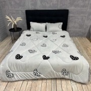 Одеяло флисовое-меховое №15