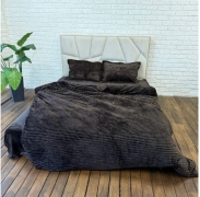 Постельное белье флис однотонное №од16 Евро, размер 220х240