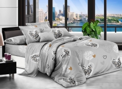 Комплект постельного белья № в566 Евро на кнопках