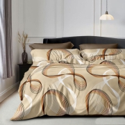 Комплект постельного белья Бязь Голд Люкс №бл564 Полуторный 150х220 на кнопках
