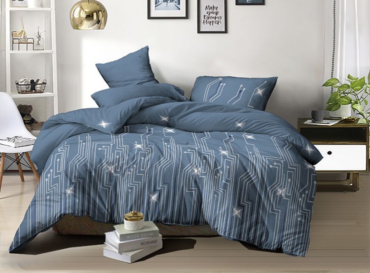 Комплект постельного белья №пл581 Семейный