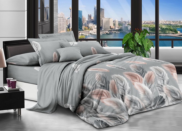 Комплект постельного белья №пл586 Полуторный