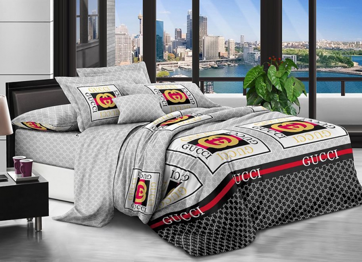 Комплект постельного белья №пл587 Семейный