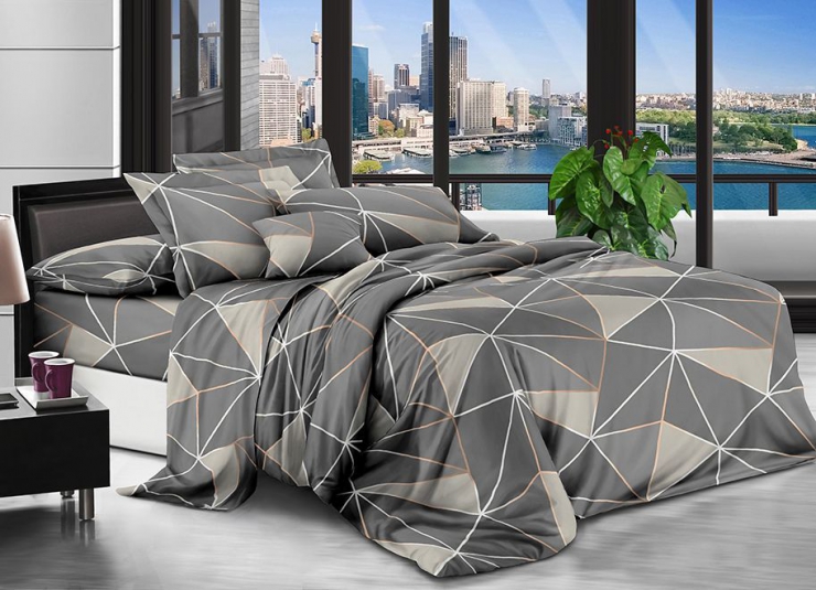 Комплект постельного белья №пл588 Семейный