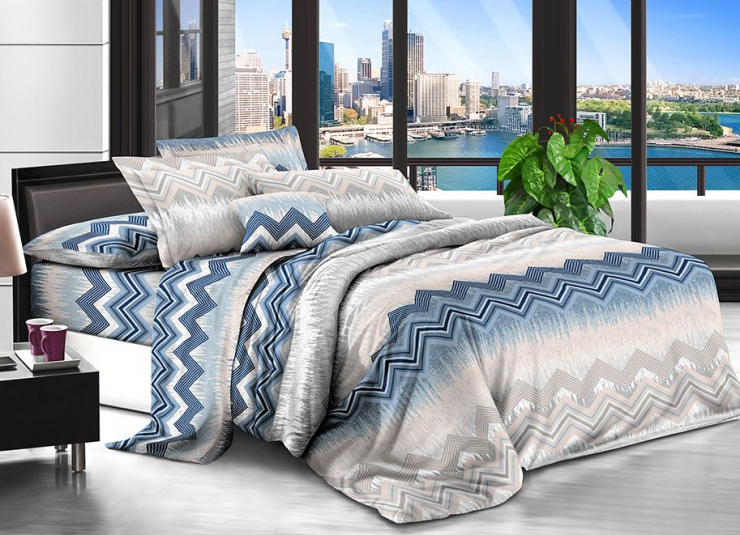 Комплект постельного белья №пл596 Полуторный